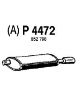 FENNO STEEL - P4472 - Глушитель OPEL ASTRA F 1.8 93-98
